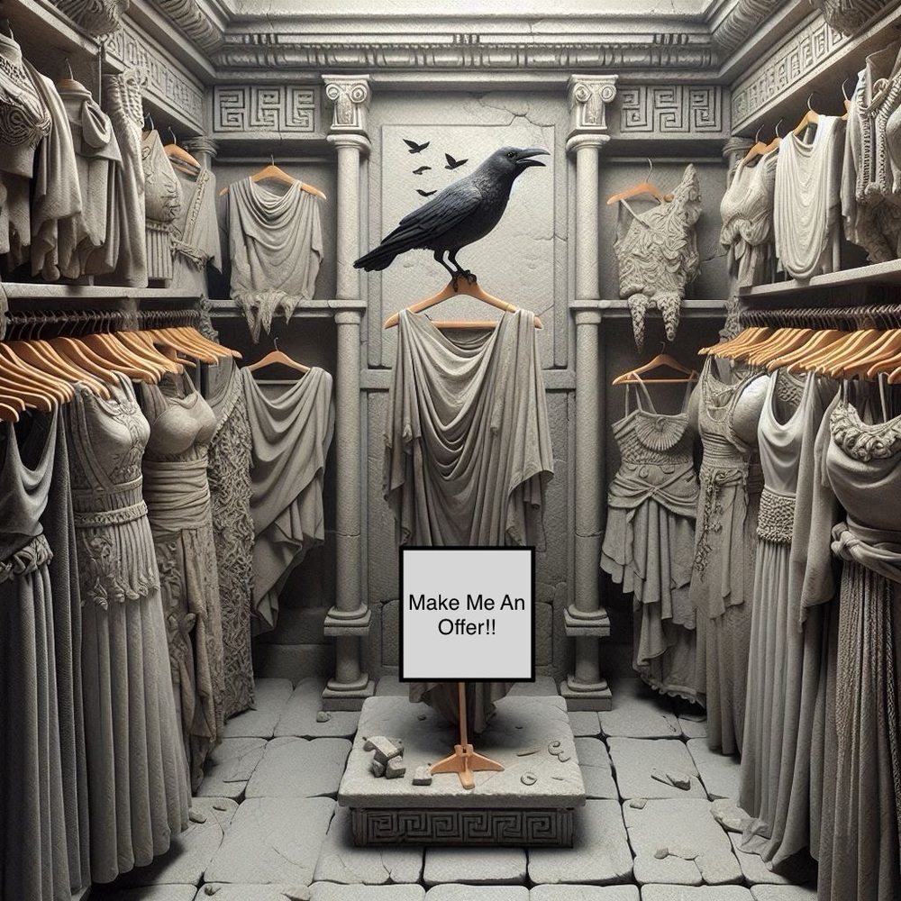 Crow says “Make me an offer!”  Let’s talk…
